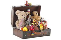 Suitcase Trunk with toys