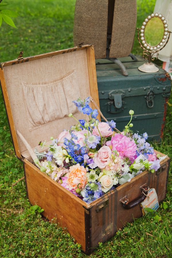 Flower Plant Suitcase