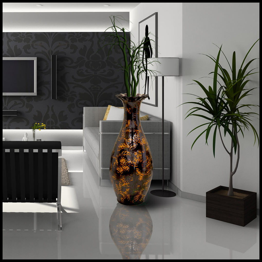 Tall vase for living cheap room